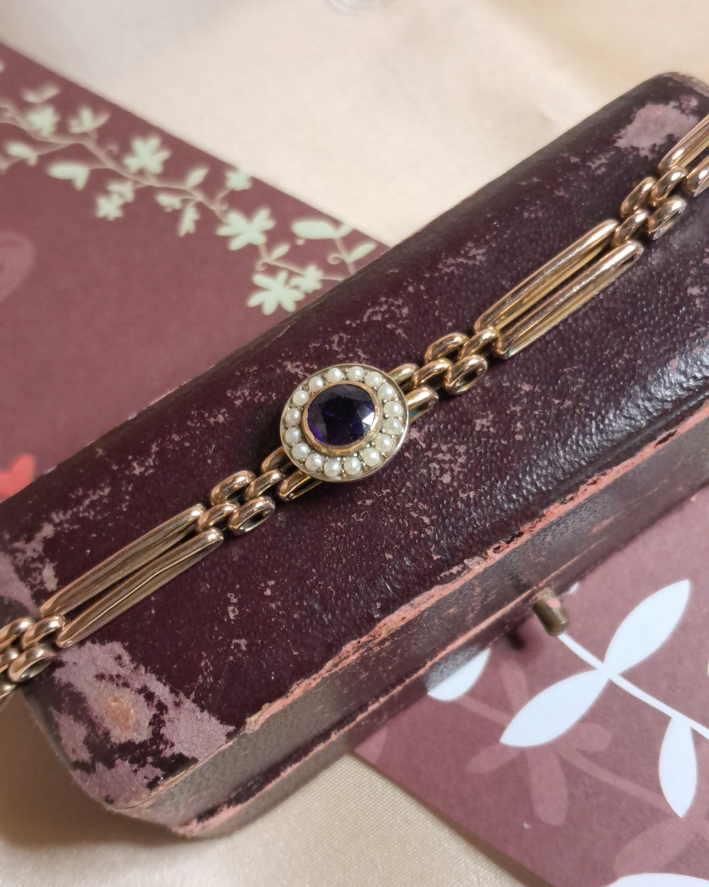 Vintage Amethyst Bracelet