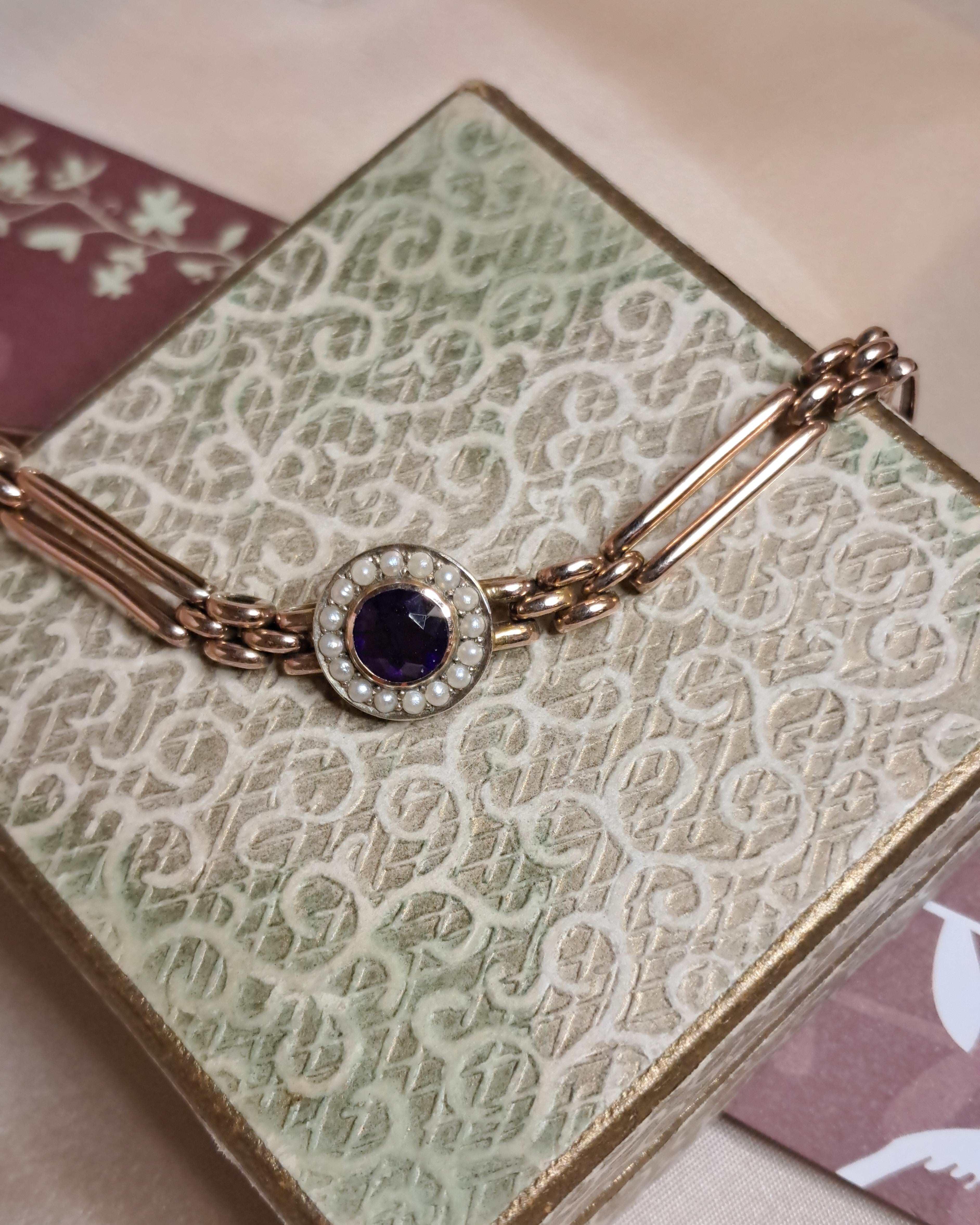 Vintage Amethyst Bracelet