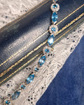 London Blue Topaz & Diamond Bracelet