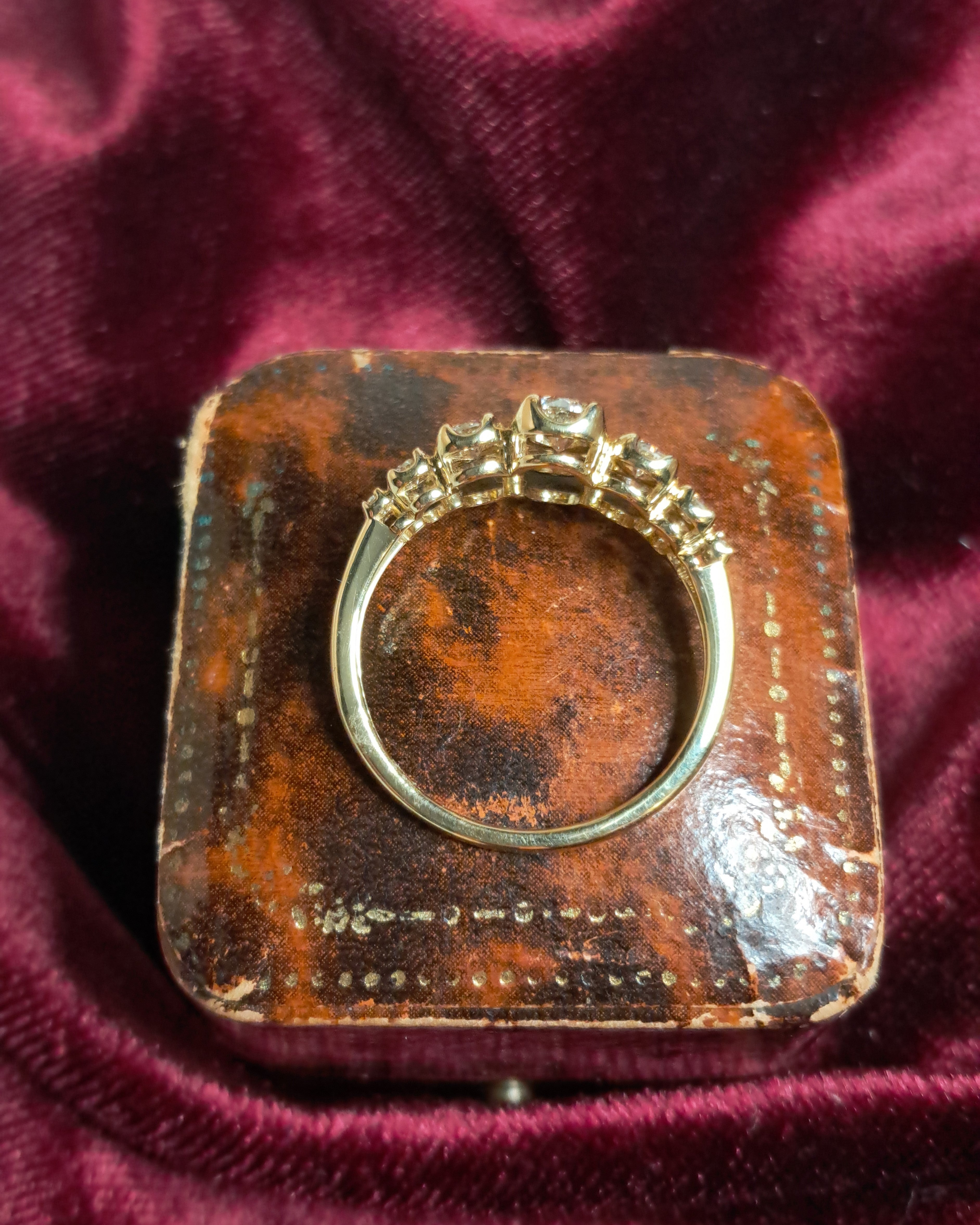 Two Row Diamond Ring