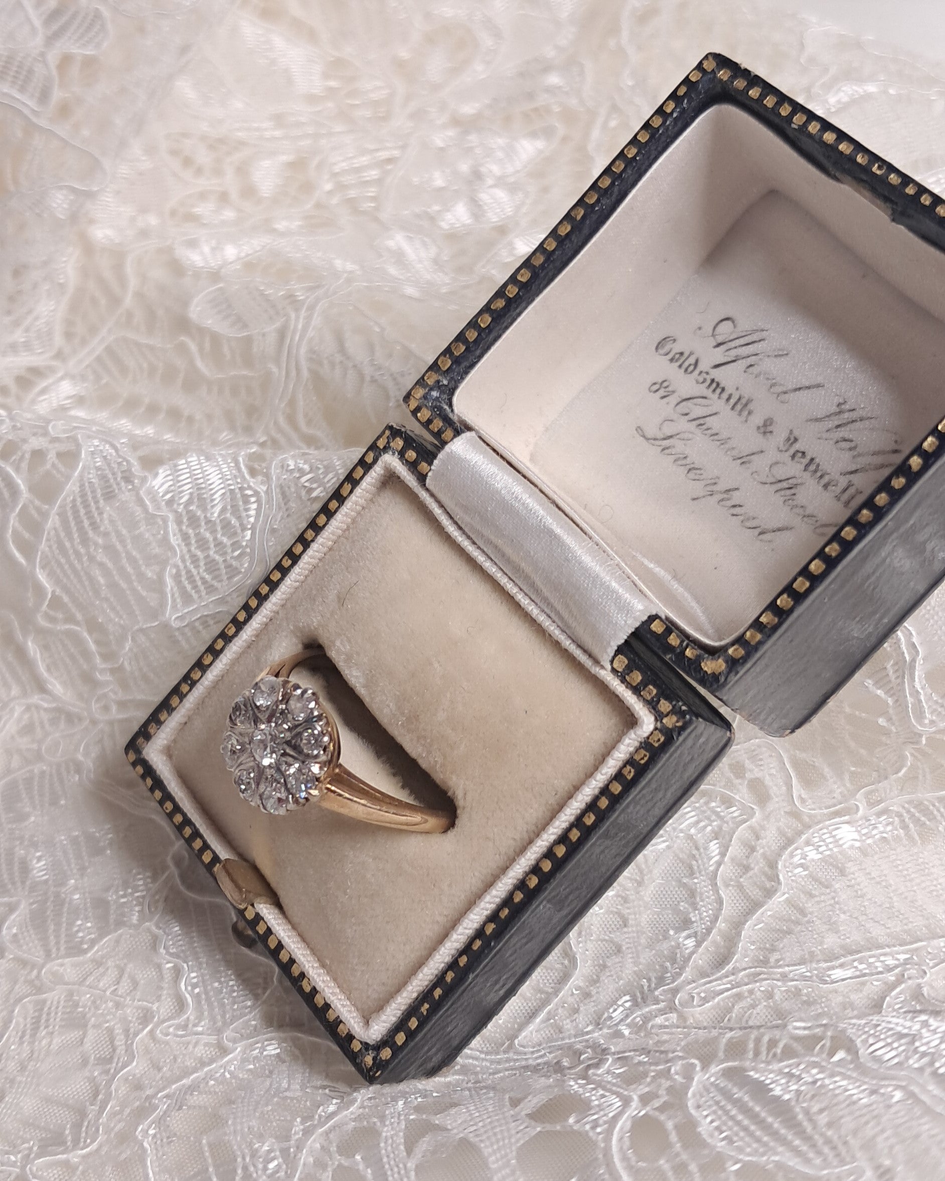 Diamond Cluster Ring