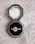 Kissing Diamond Halo Ring