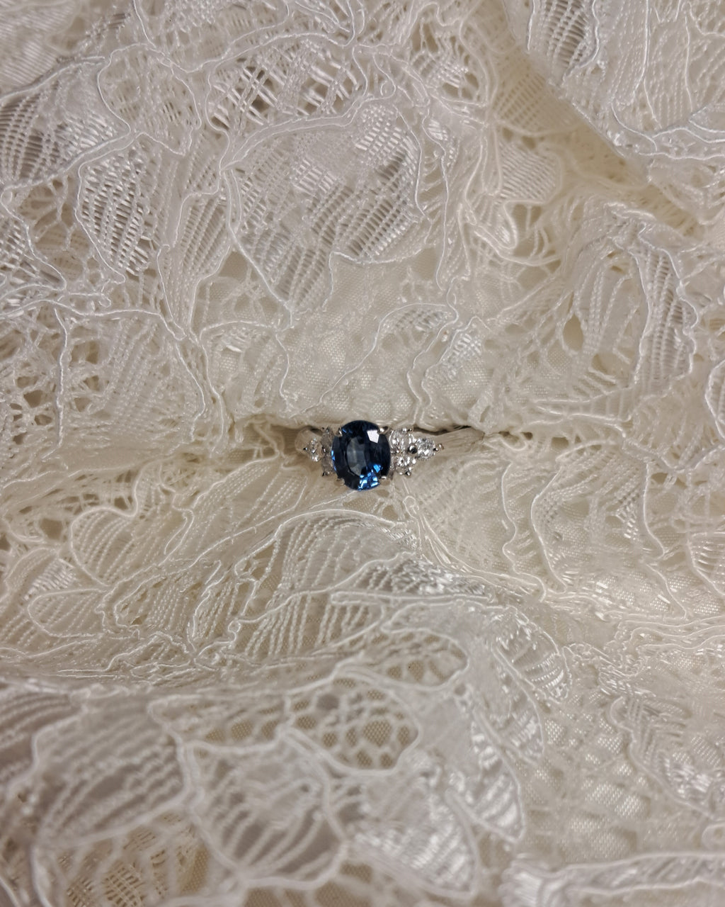 Sapphire & Diamond Ring