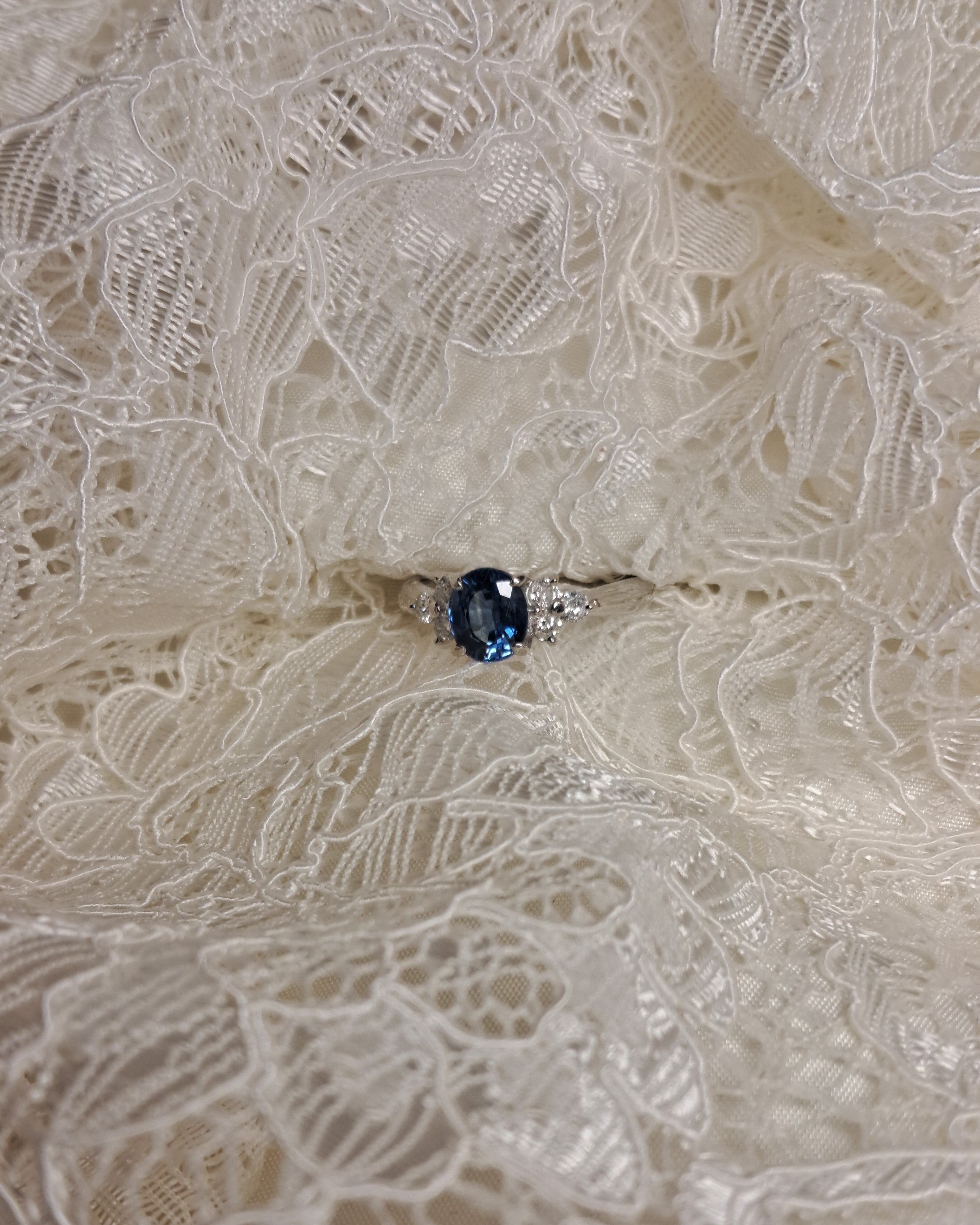 Sapphire & Diamond Ring