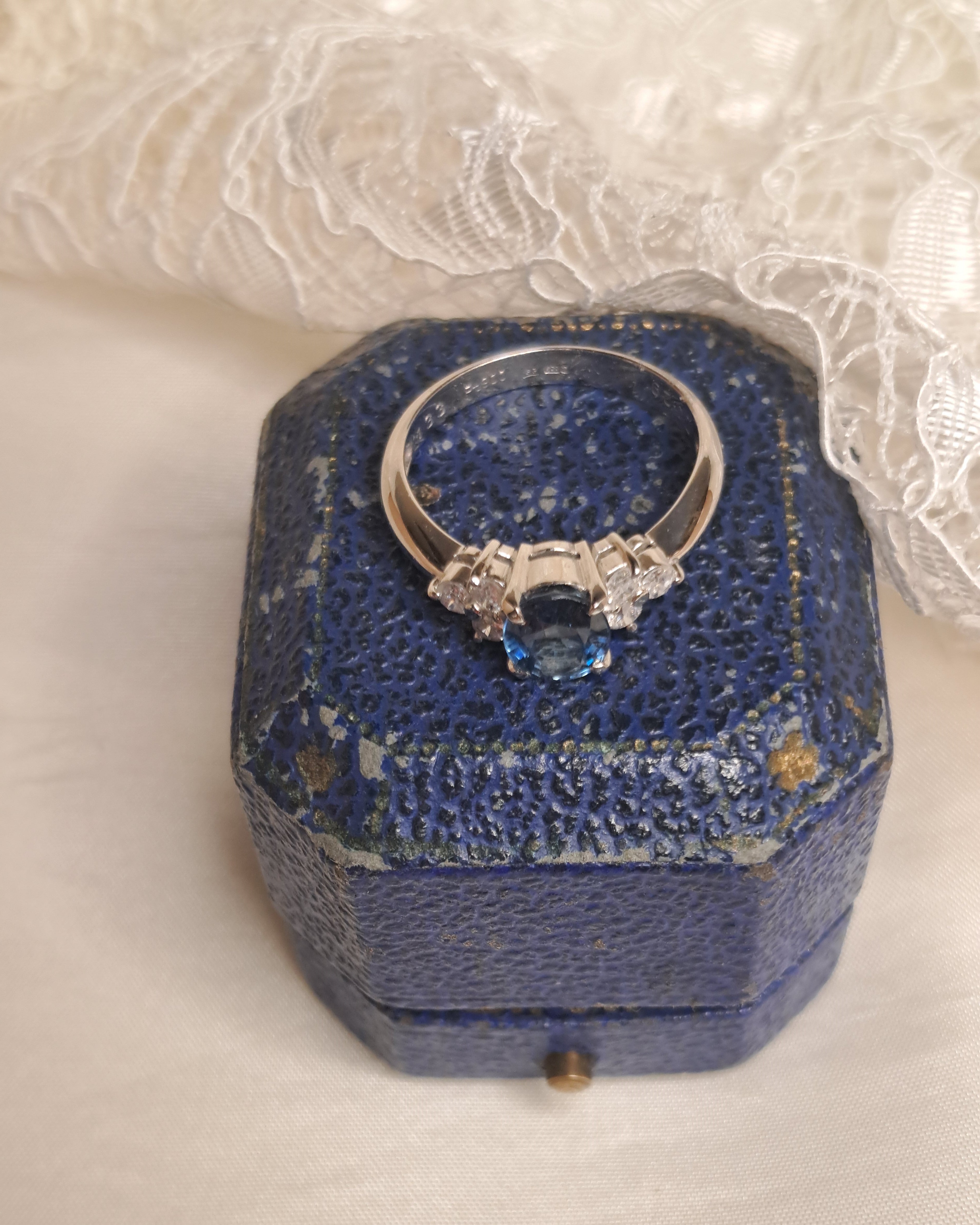 Sapphire & Diamond Ring