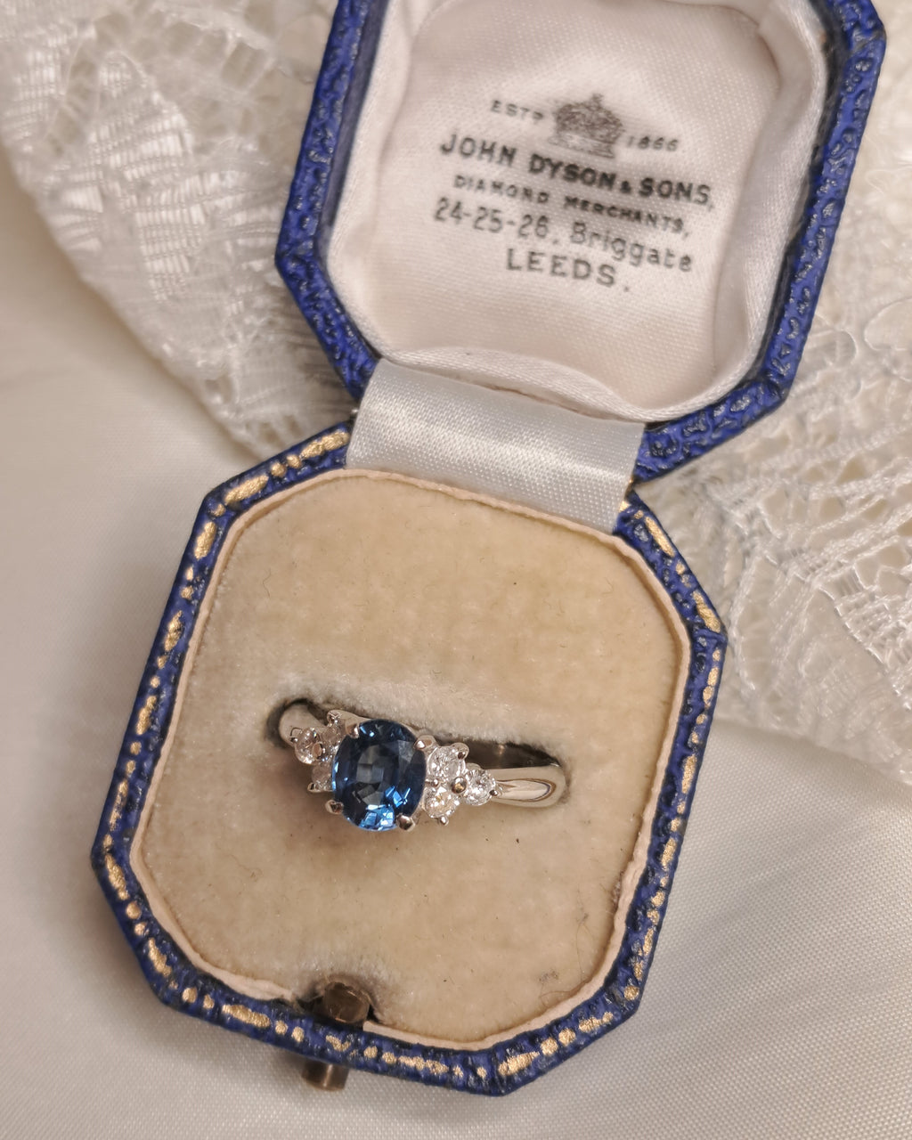 Sapphire & Diamond Ring