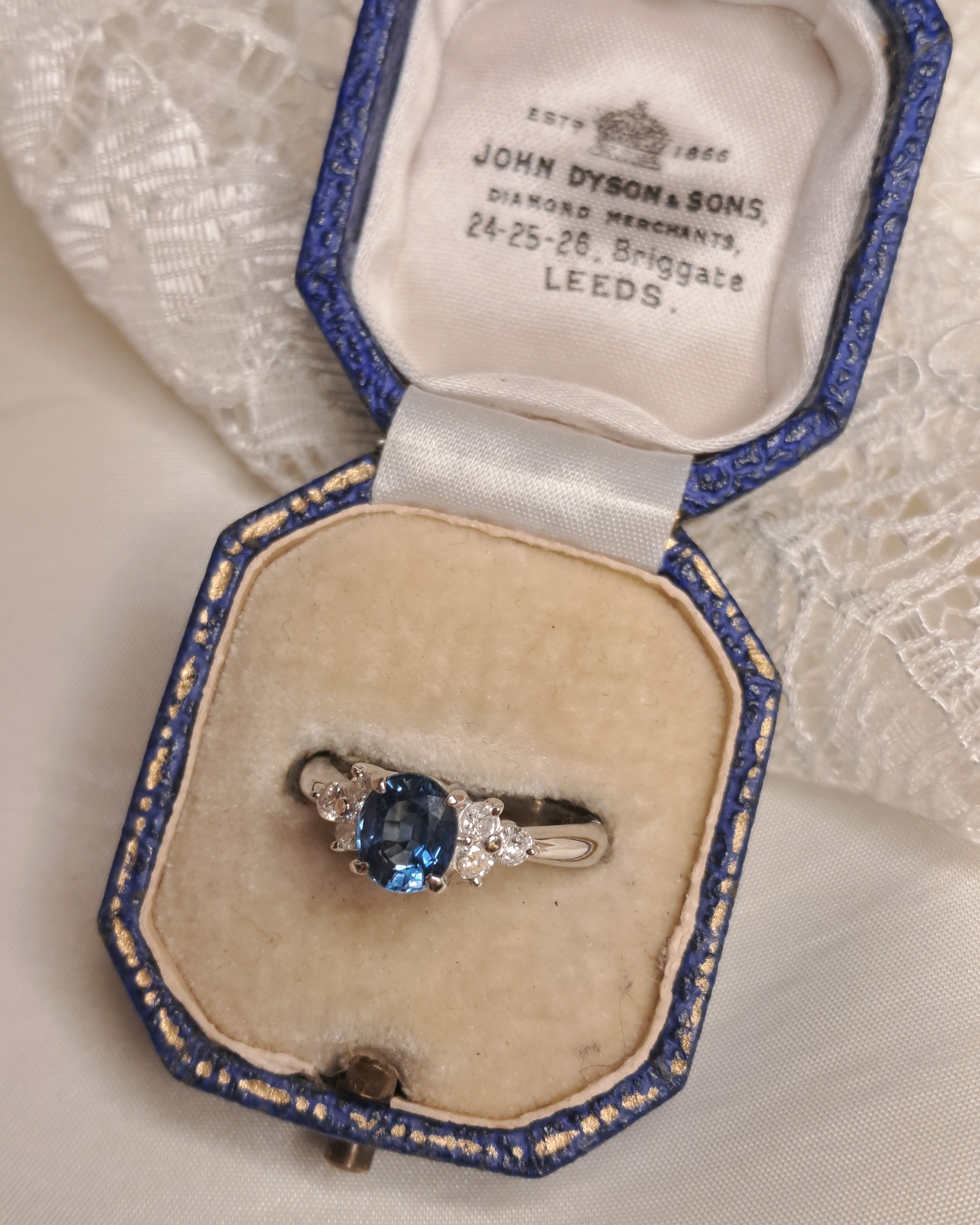 Sapphire & Diamond Ring