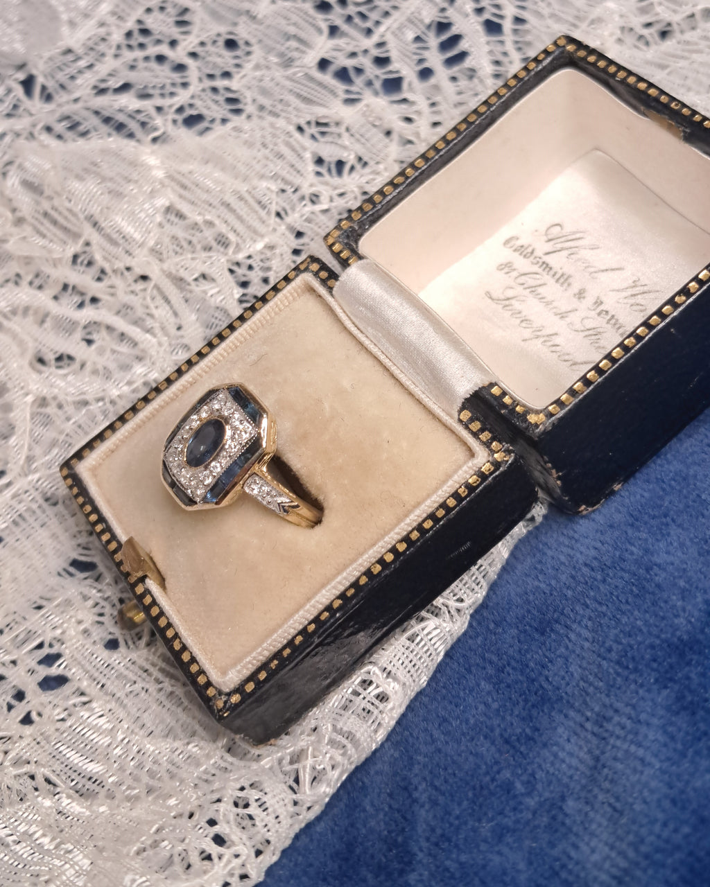 Sapphire & Diamond Ring